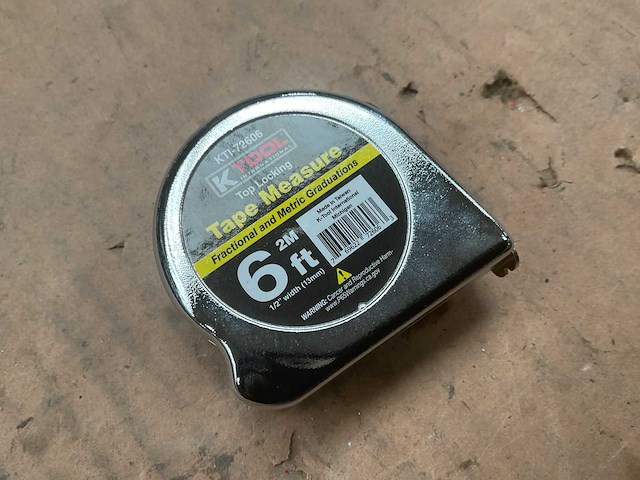 K tool kti-72606 rolmaat (6x) - afbeelding 1 van  2