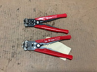 K tool wire stripper (2x) - afbeelding 1 van  2