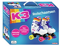 K3 rolschaatsen verstelbaar in 4 maten met stopper maat 30/33 - afbeelding 2 van  4