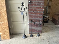 Kaarsen kandelaars decoratiemateriaal (3x) - afbeelding 1 van  3