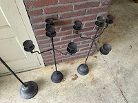 Kaarsen kandelaars decoratiemateriaal (3x) - afbeelding 3 van  3