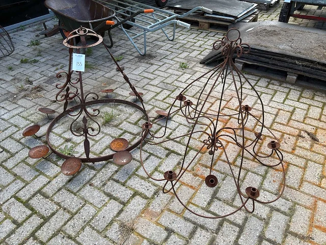 Kaarsen kroonluchter (2x) - afbeelding 1 van  3