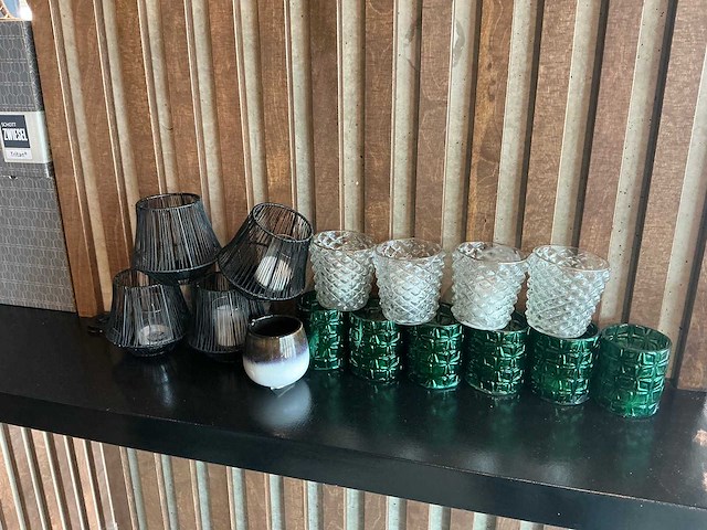 Kaarsenhouder divers (15x) - afbeelding 1 van  3