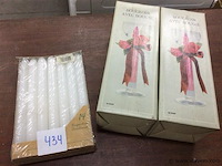 Kaarsenhouders & kaarsen - afbeelding 1 van  2