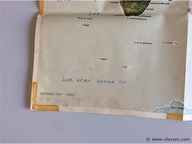 Kaart - vliegroutes uta - afbeelding 2 van  4