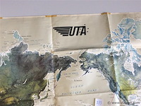 Kaart - vliegroutes uta - afbeelding 4 van  4