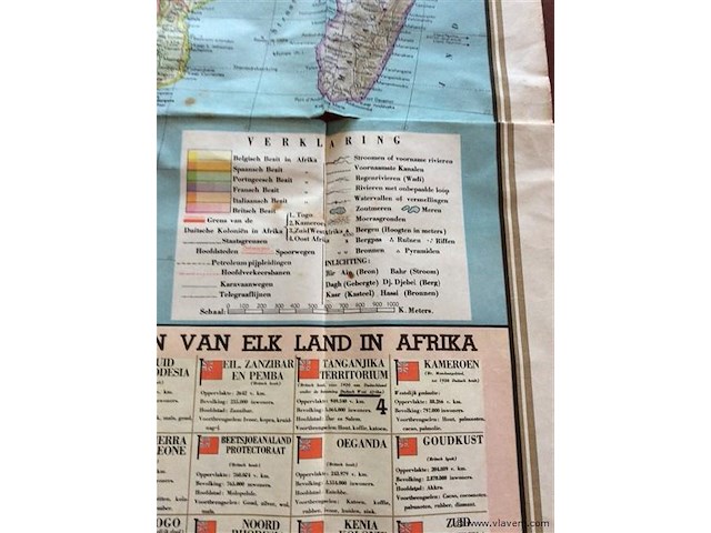 Kaart afrika j'50? - afbeelding 4 van  4