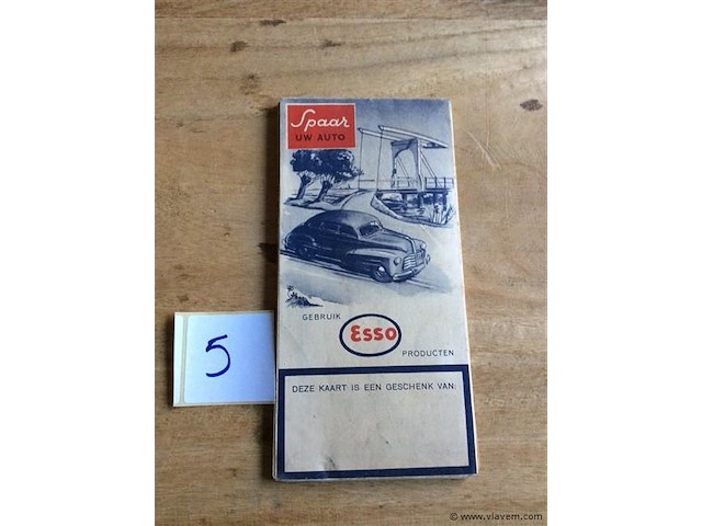 Kaart esso nederland j'30 - afbeelding 1 van  3