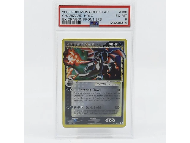 Kaart, pokémon, charizard delta species s3b-l8u-eej psa grade 6 ex-mt - afbeelding 2 van  9