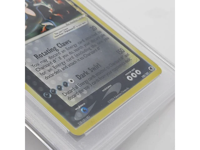 Kaart, pokémon, charizard delta species s3b-l8u-eej psa grade 6 ex-mt - afbeelding 4 van  9