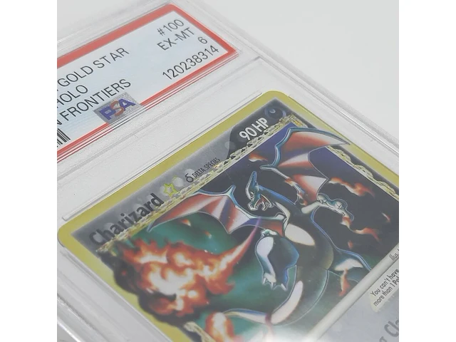 Kaart, pokémon, charizard delta species s3b-l8u-eej psa grade 6 ex-mt - afbeelding 5 van  9