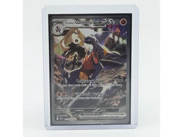 Kaart, pokémon, cynthia's garchomp dri en 232/182, 2025 - afbeelding 1 van  5