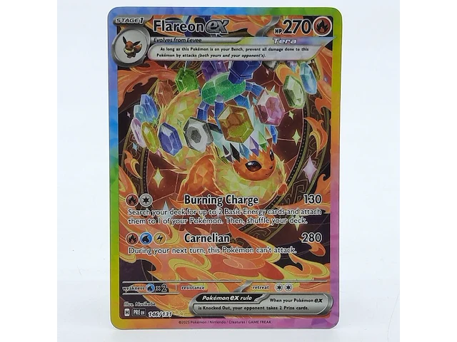 Kaart, pokémon, flareon ex pre en 146/131, 2025 - afbeelding 1 van  4