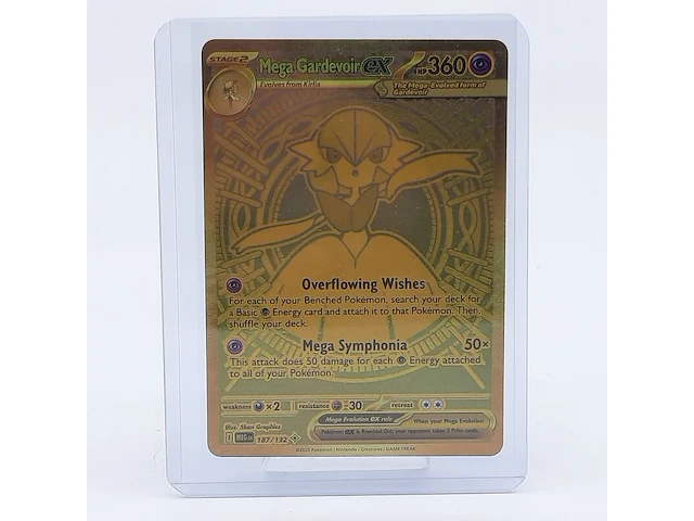 Kaart, pokémon, mega gardevoir ex meg en 187/132 2025 - afbeelding 2 van  5