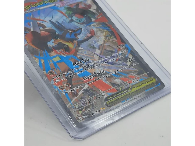 Kaart, pokémon, mega lucario ex meg en 179/132 - afbeelding 3 van  4