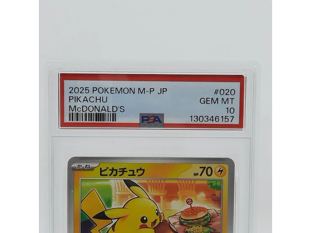 Kaart, pokémon, pickachu mcdonalds promo 020/m-p, 2025 - afbeelding 5 van  16
