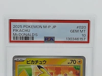 Kaart, pokémon, pickachu mcdonalds promo 020/m-p, 2025 - afbeelding 5 van  16