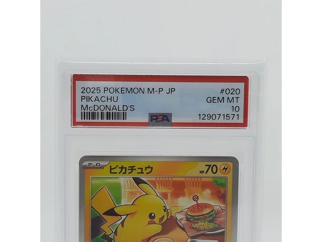 Kaart, pokémon, pickachu mcdonalds promo 020/m-p, 2025 - afbeelding 10 van  16