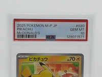 Kaart, pokémon, pickachu mcdonalds promo 020/m-p, 2025 - afbeelding 10 van  16