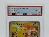 Kaart, pokémon, pickachu mcdonalds promo 020/m-p, 2025 - afbeelding 15 van  16
