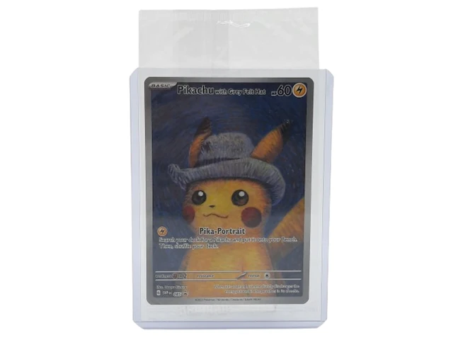 Kaart, pokémon, pikachu with grey felt hat svp 085 promo, 2023 - afbeelding 1 van  6