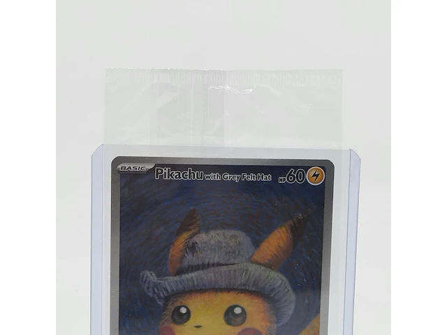 Kaart, pokémon, pikachu with grey felt hat svp 085 promo, 2023 - afbeelding 3 van  6