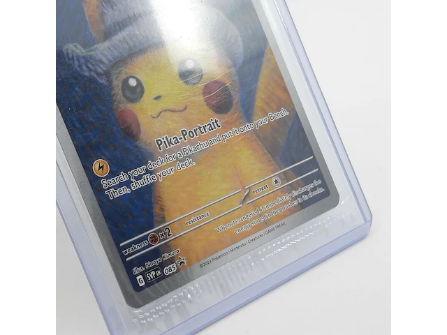 Kaart, pokémon, pikachu with grey felt hat svp 085 promo, 2023 - afbeelding 4 van  6