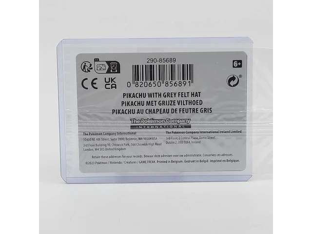 Kaart, pokémon, pikachu with grey felt hat svp 085 promo, 2023 - afbeelding 6 van  6