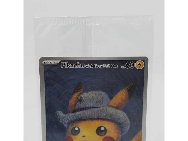 Kaart, pokémon, pikachu with grey felt hat svp 085 promo, 2023 - afbeelding 2 van  4