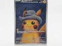 Kaart, pokémon, pikachu with grey felt hat svp 085 promo, 2023
