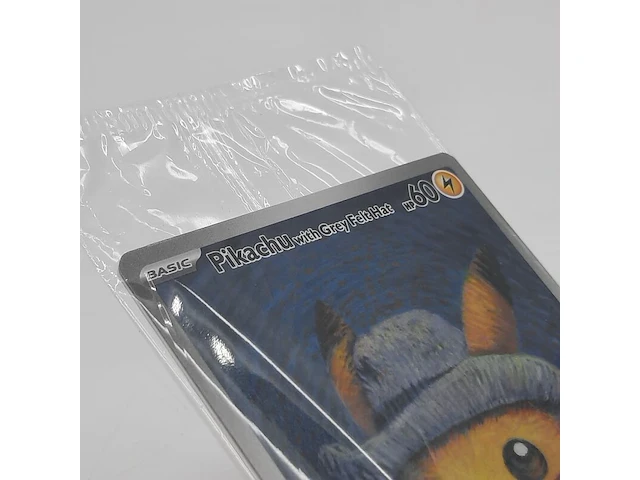 Kaart, pokémon, pikachu with grey felt hat svp 085 promo, 2023 - afbeelding 2 van  4