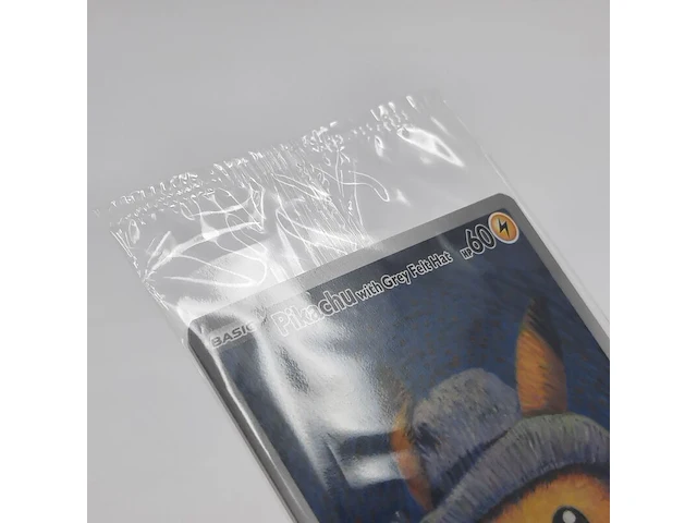 Kaart, pokémon, pikachu with grey felt hat svp 085 promo, 2023 - afbeelding 2 van  4