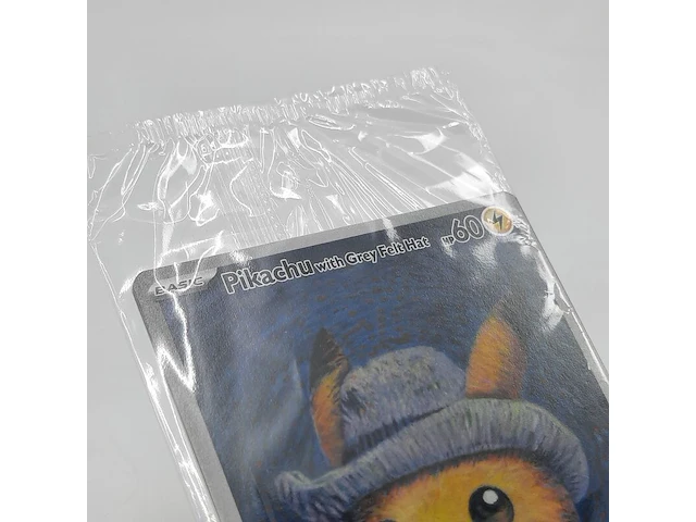 Kaart, pokémon, pikachu with grey felt hat svp 085 promo, 2023 - afbeelding 2 van  4