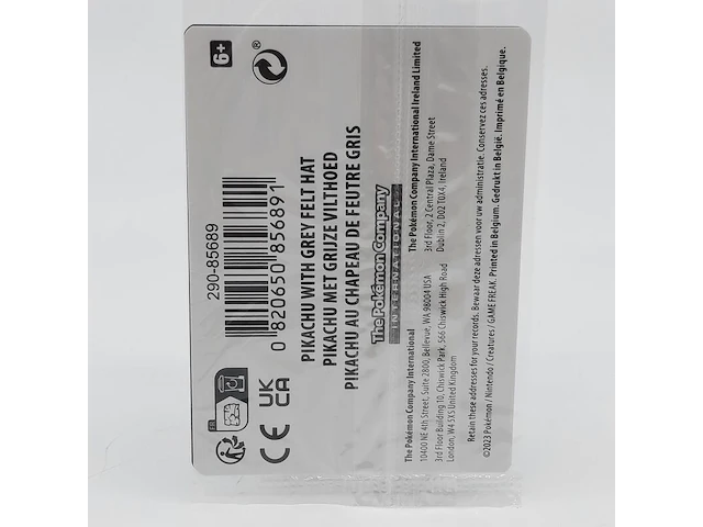 Kaart, pokémon, pikachu with grey felt hat svp 085 promo, 2023 - afbeelding 4 van  4