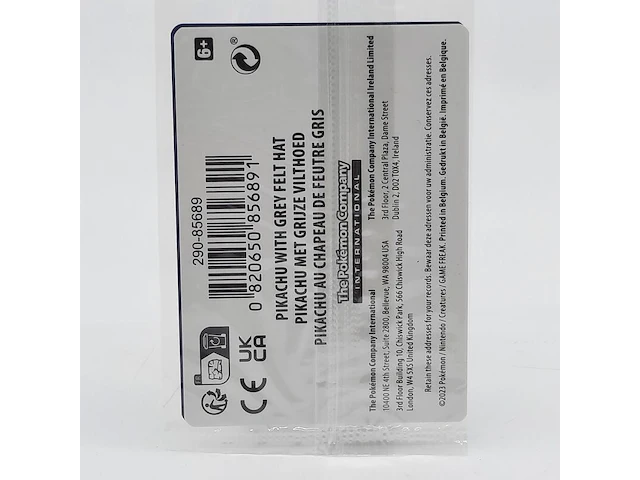 Kaart, pokémon, pikachu with grey felt hat svp 085 promo, 2023 - afbeelding 4 van  4