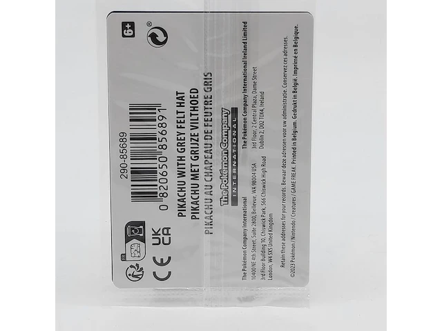 Kaart, pokémon, pikachu with grey felt hat svp 085 promo, 2023 - afbeelding 4 van  4