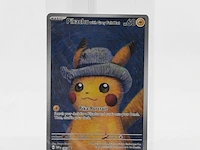Kaart, pokémon, pikachu with grey felt hat svp 085 promo, 2023