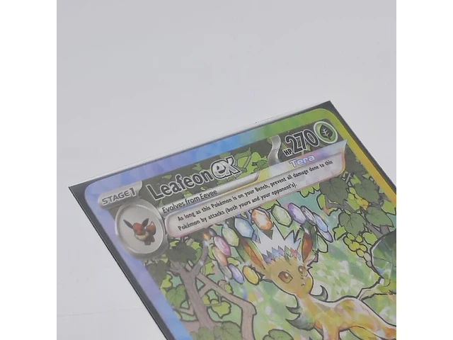 Kaart, pokémon, stage 1 leafeon ex h pre en 144/131, 2025 - afbeelding 3 van  6