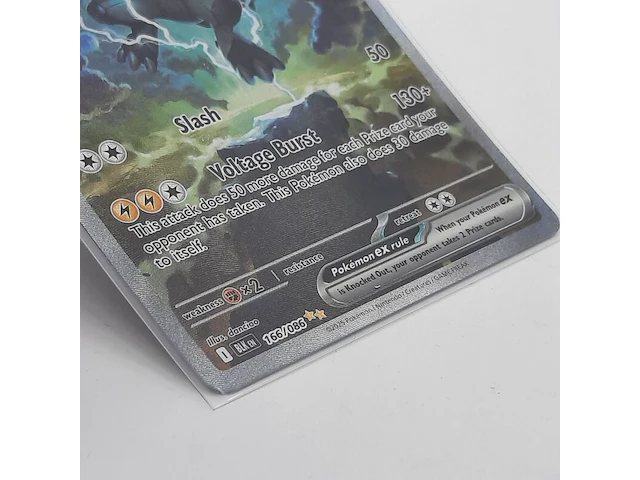 Kaart, pokémon, zekrom ex 166/086 blk en, 2025 - afbeelding 3 van  4