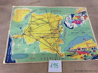 Kaart sabena congo - afbeelding 3 van  3