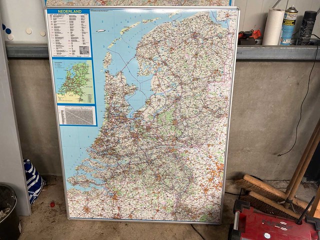 Kaart van nederland (2x) - afbeelding 2 van  3