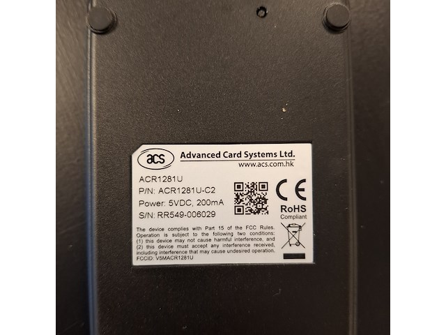 Kaartlezer acs, acr1281u - afbeelding 3 van  3