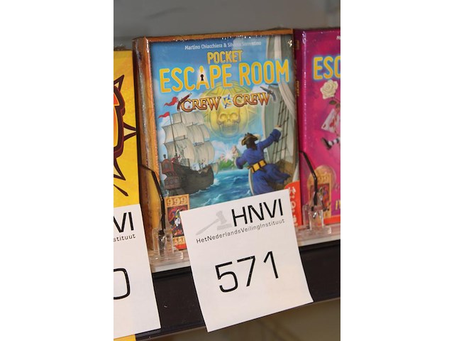 Kaartspel 999games pocket escape room het pirateneiland. - afbeelding 2 van  2