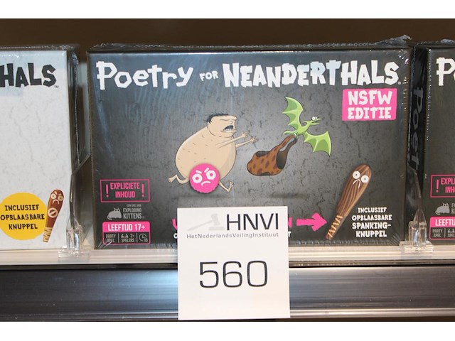 Kaartspel poetry for neanderthals leeftijd 17+. - afbeelding 1 van  2