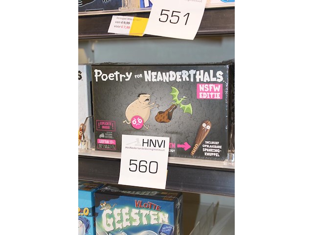 Kaartspel poetry for neanderthals leeftijd 17+. - afbeelding 2 van  2
