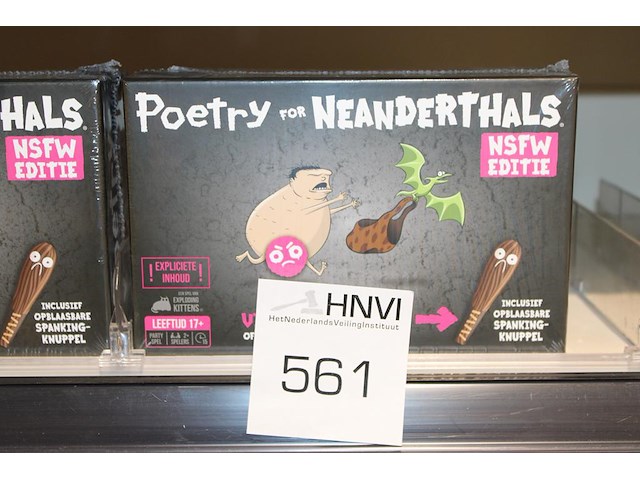 Kaartspel poetry for neanderthals leeftijd 17+. - afbeelding 1 van  2