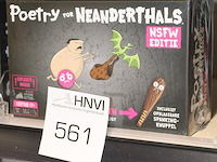 Kaartspel poetry for neanderthals leeftijd 17+. - afbeelding 2 van  2