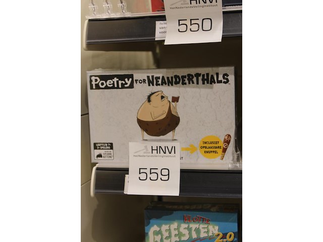Kaartspel poetry for neanderthals, leeftijd7+. - afbeelding 2 van  2