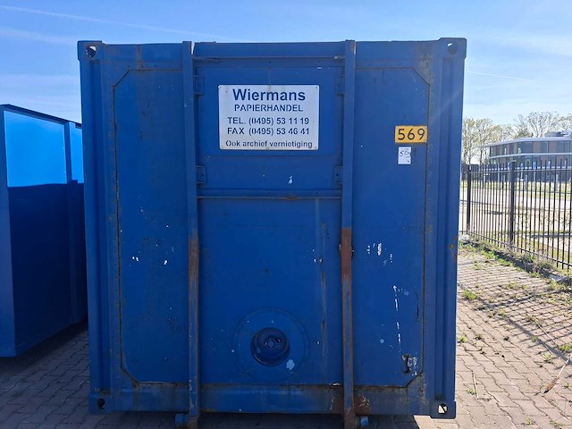 Kabel afzet afvalcontainer - afbeelding 1 van  6