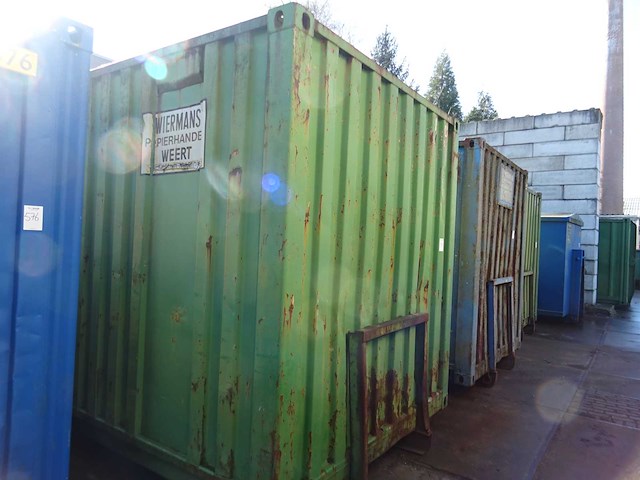 Kabel gesloten afzetcontainer - afbeelding 1 van  8